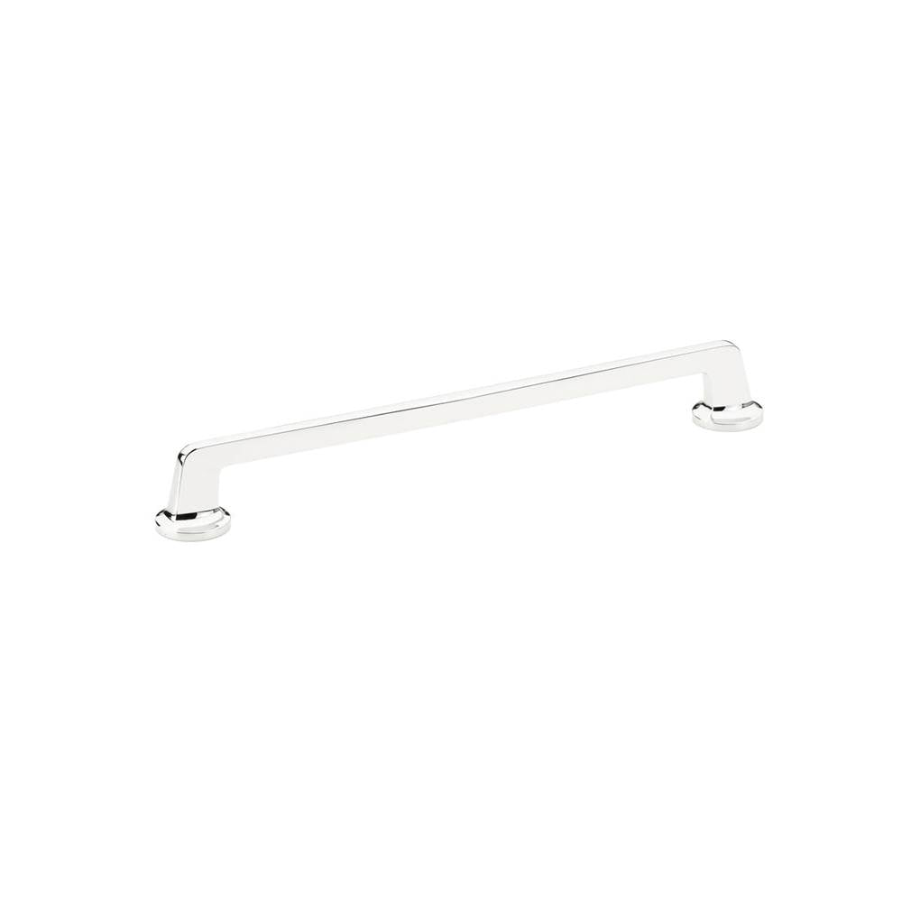 Schaub And Company - Pull, Round Bases, Polished Chrome, 10'' cc - Polished Chrome