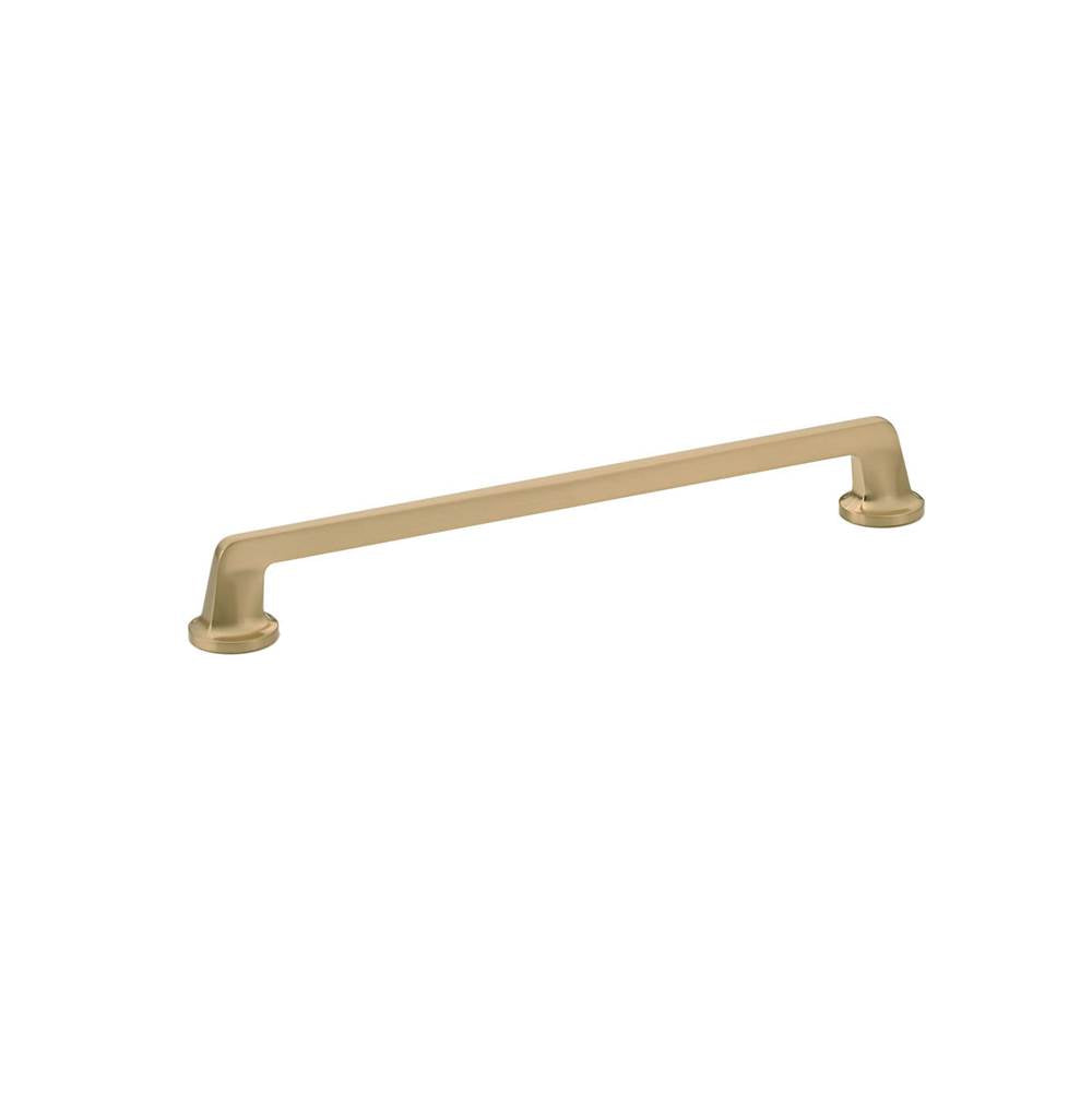 Schaub And Company - Pull, Round Bases, Brushed Bronze, 10'' cc - Brushed Bronze