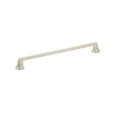 Schaub And Company - Pull, Round Bases, Satin Nickel, 12'' cc - Satin Nickel