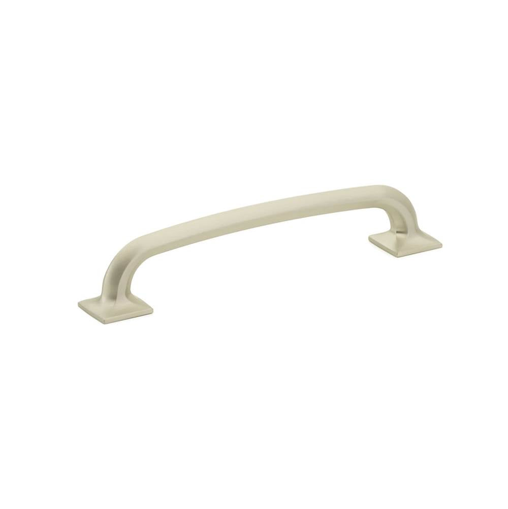 Schaub And Company - Pull, Square Bases, Satin Nickel, 6'' cc - Satin Nickel