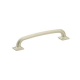 Schaub And Company - Pull, Square Bases, Satin Nickel, 6'' cc - Satin Nickel