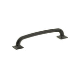 Schaub And Company - Pull, Square Bases, Matte Black, 6'' cc - Matte Black