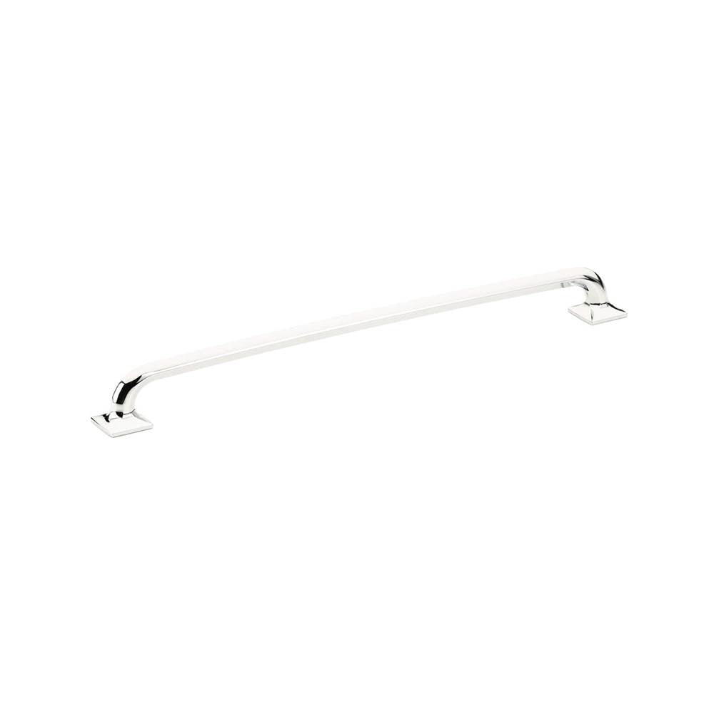 Schaub And Company - Pull, Square Bases, Polished Chrome, 12'' cc - Polished Chrome