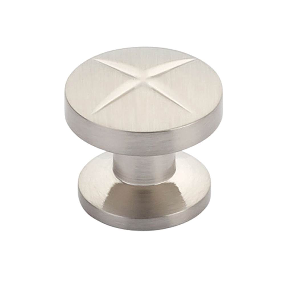 Schaub And Company - Knob, Brushed Nickel, 1-3/8'' dia - Brushed Nickel