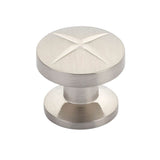 Schaub And Company - Knob, Brushed Nickel, 1-3/8'' dia - Brushed Nickel