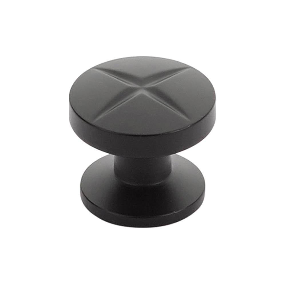 Schaub And Company - Knob, Matte Black, 1-3/8'' dia - Matte Black