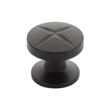 Schaub And Company - Knob, Matte Black, 1-3/8'' dia - Matte Black