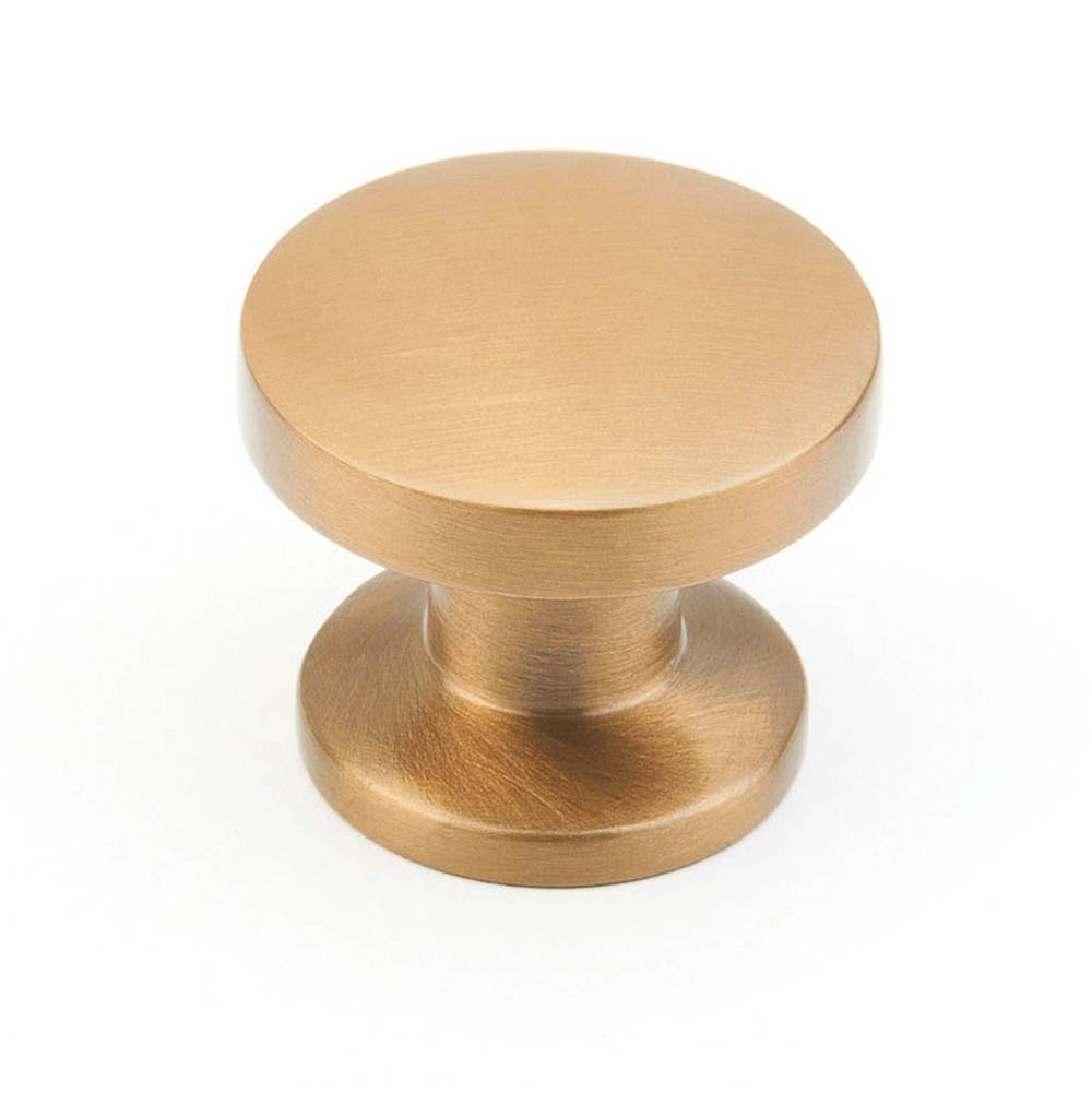 Schaub And Company - Knob, Brushed Bronze, 1 3/8'' dia - Brushed Bronze