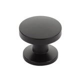 Schaub And Company - Knob, Matte Black, 1-3/8'' dia - Matte Black