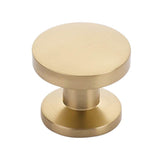 Schaub And Company - Knob, Signature Satin Brass, 1-3/8'' dia - Signature Satin Brass