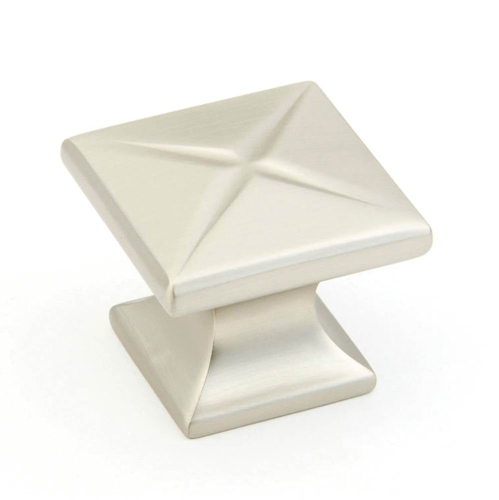 Schaub And Company - Knob, Satin Nickel, 1-3/8'' dia - Satin Nickel
