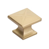 Schaub And Company - Knob, Signature Satin Brass, 1-3/8'' dia - Signature Satin Brass