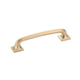 Schaub And Company - Pull, Signature Satin Brass, 5'' cc - Signature Satin Brass
