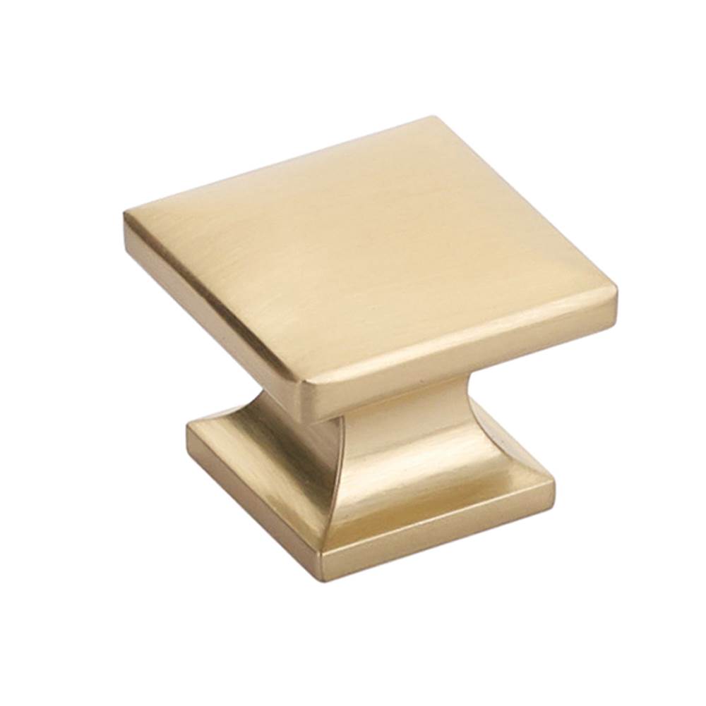 Schaub And Company - Knob, Signature Satin Brass, 1-3/8'' dia - Signature Satin Brass