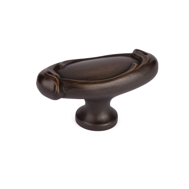 Schaub And Company - Knob, Oval, Ancient Bronze, 1-7/8'' - Ancient Bronze