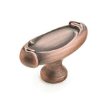 Schaub And Company - Knob, Oval, Empire Bronze, 1-7/8'' - Empire Bronze