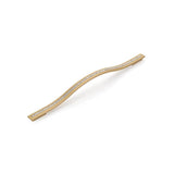 Schaub And Company - Skyevale, Pull, Signature Satin Brass with Crystals, 288/320 mm cc - Signature Satin Brass
