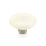 Schaub And Company - Knob, Round, Ivory Silk, 1-1/2'' dia - Ivory Silk