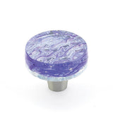 Schaub And Company - Knob, Round, Blue Pearl, 1-1/2'' dia - Pearl Blue