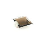 Schaub And Company - Positano, Square Pull, Satin Nickel, Smoke, 2-1/2'' Cc - Satin Nickel