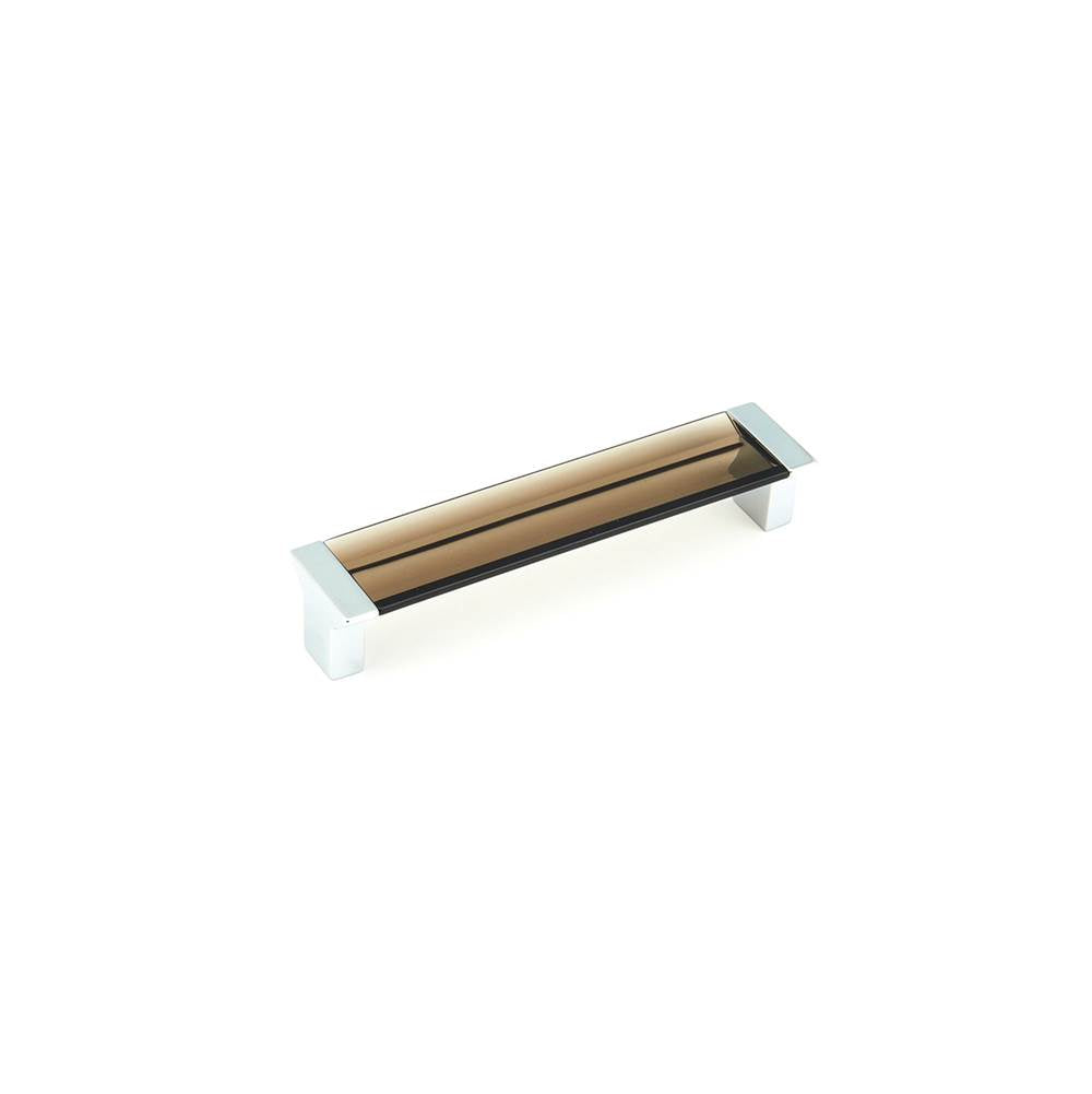 Schaub And Company - Positano, Pull, Satin Nickel, Smoke, 5-1/16'' Cc - Satin Nickel