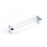 Schaub And Company - Positano, Pull, Polished Chrome, Clear, 5-1/16'' Cc - Polished Chrome