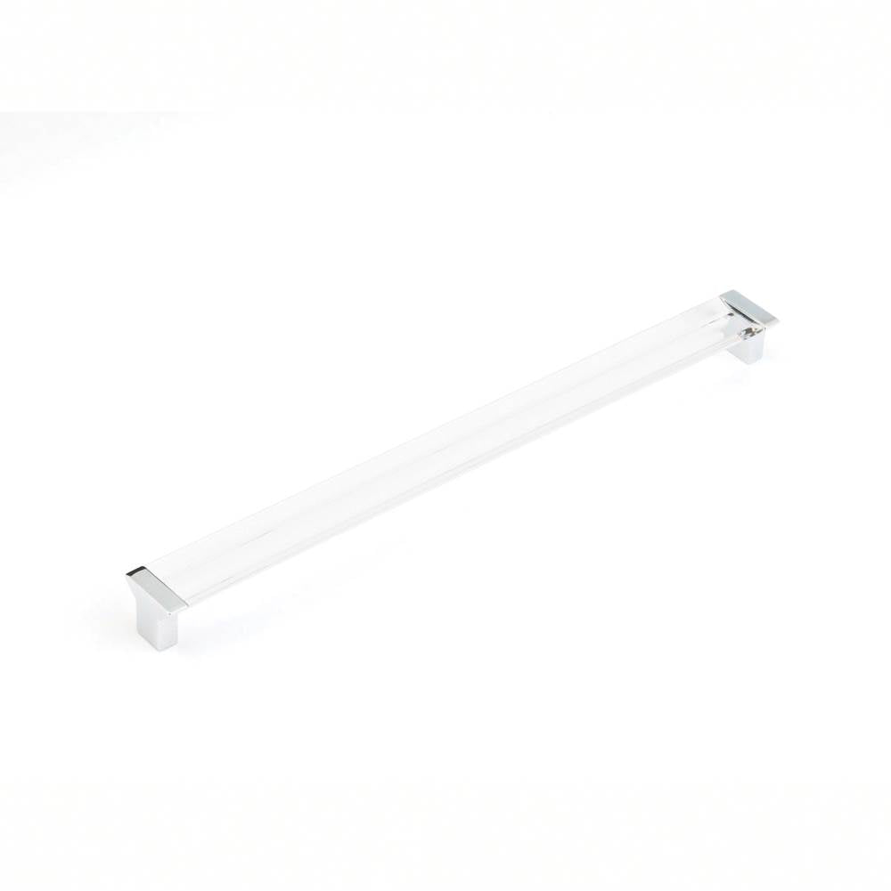 Schaub And Company - Positano, Pull, Polished Chrome, Clear, 12-5/8'' Cc - Polished Chrome