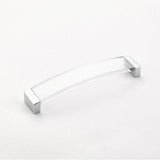 Schaub And Company - Positano, Arched Pull, Polished Chrome, Clear, 6-5/16'' Cc - Polished Chrome