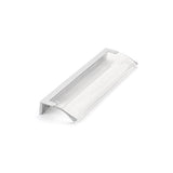 Schaub And Company - Positano, Edge Pull, Polished Chrome, Clear, 128 mm cc - Polished Chrome