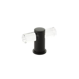 Schaub And Company - T-Knob, Adjustable clear acrylic, Oil Rubbed Bronze, 2'' - Oil Rubbed Bronze