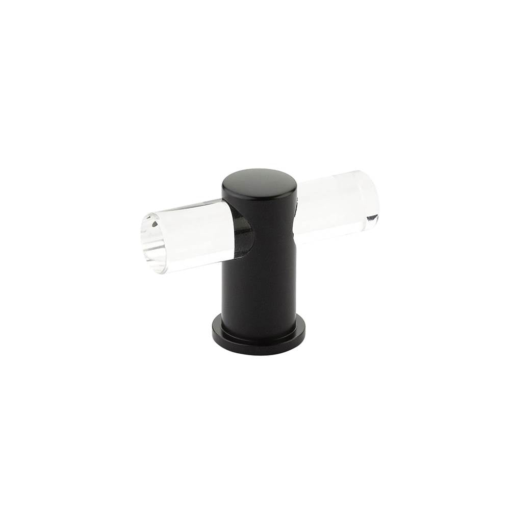 Schaub And Company - T-Knob, Adjustable clear acrylic, Matte Black, 2'' - Matte Black