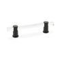Schaub And Company - Pull, Adjustable clear acrylic, Oil Rubbed Bronze, 4'' cc - Oil Rubbed Bronze