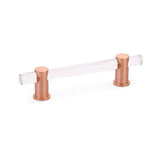 Schaub And Company - Pull  Adjustable 4'' cc  Brushed Rose Gold - Brushed Rose Gold