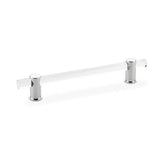 Schaub And Company - Pull, Adjustable clear Acrylic, Polished Chrome, 6'' cc - Polished Chrome