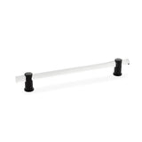 Schaub And Company - Pull, Adjustable clear Acrylic, Matte Black, 8'' cc - Matte Black