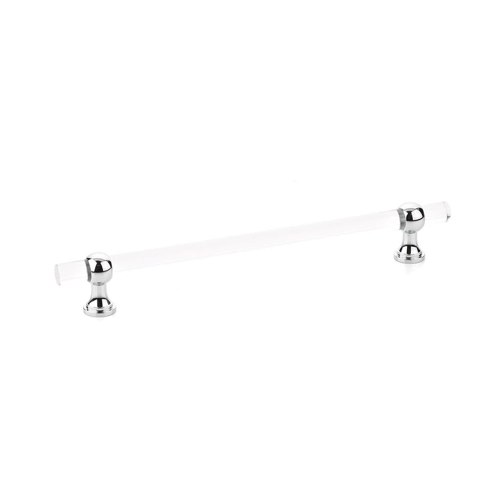 Schaub And Company - Pull, Adjustable Clear Acrylic, Polished Chrome, 8'' cc - Polished Chrome
