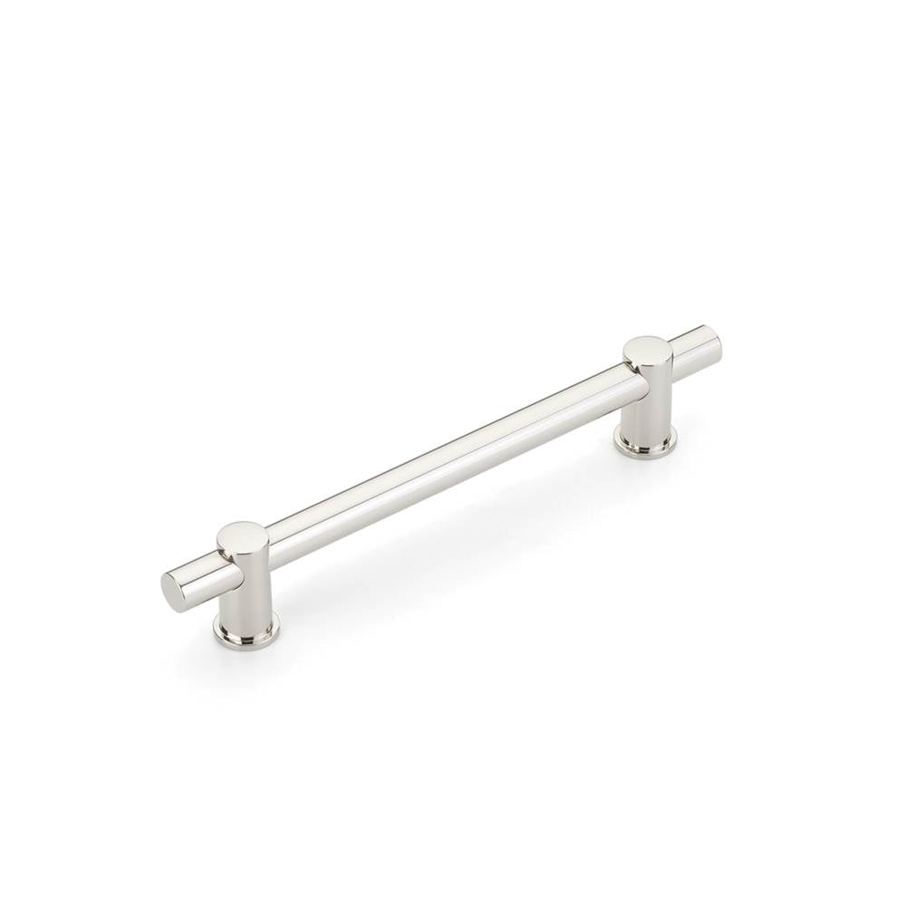 Schaub And Company - Fonce Bar Pull, 6'' cc with Polished Nickel - Polished Nickel