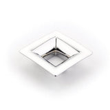 Schaub And Company - Pull, Flared Square, Polished Chrome, 32 mm cc - Polished Chrome
