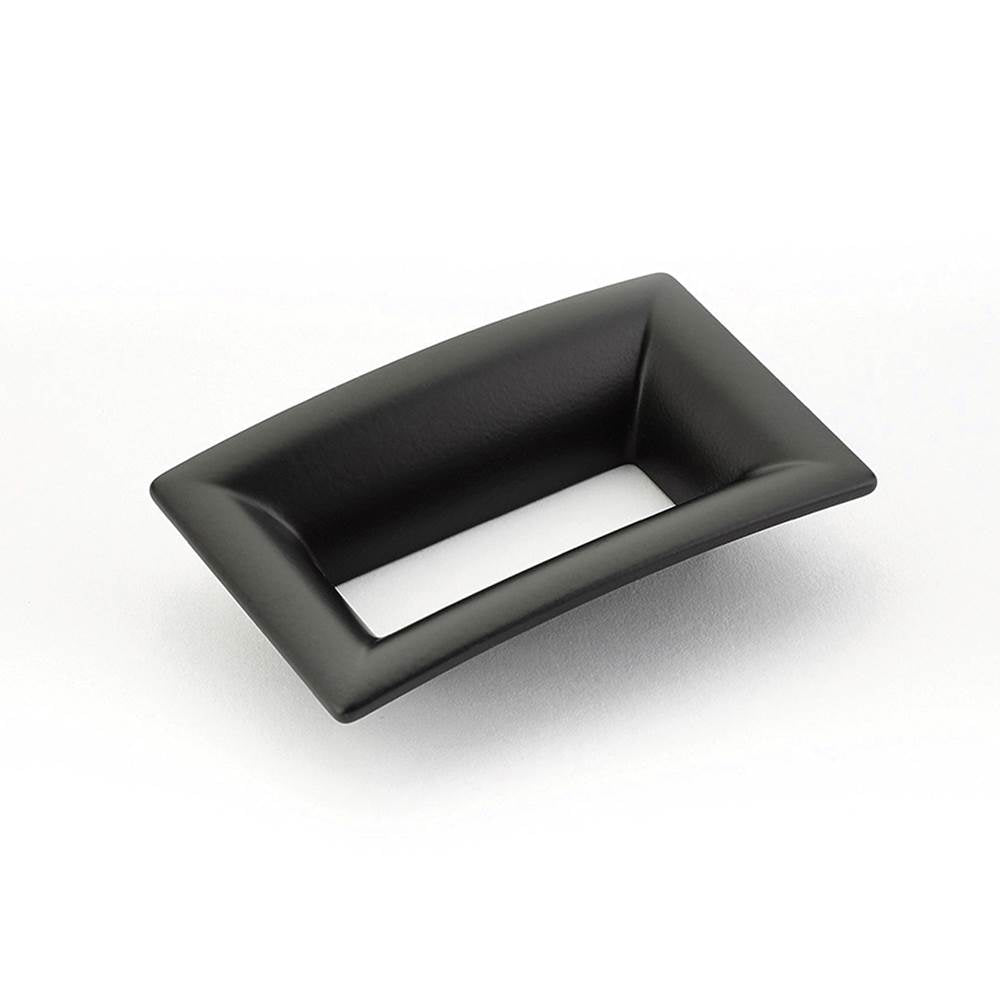 Schaub And Company - Pull, Flared Rectangle, Matte Black, 64 mm cc - Matte Black