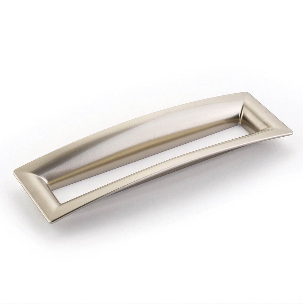 Schaub And Company - Pull, Flared Rectangle, Satin Nickel, 160 mm cc - Satin Nickel