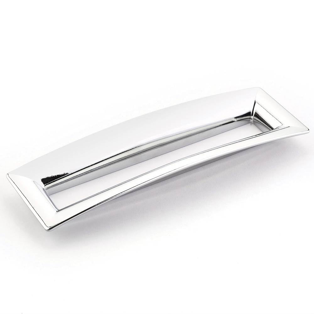 Schaub And Company - Pull, Flared Rectangle, Polished Chrome, 160 mm cc - Polished Chrome