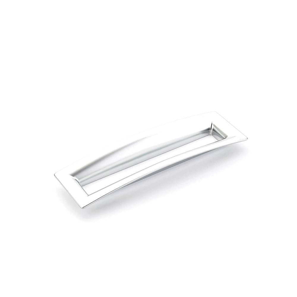Schaub And Company - Pull, Flared Rectangle, Matte Chrome, 160 mm cc - Matte Chrome