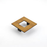 Schaub And Company - Pull, Square, Burnished Bronze, 64 mm cc - Burnished Bronze