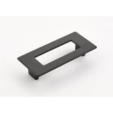 Schaub And Company - Pull, Rectangle, Matte Black, 96 mm cc - Matte Black