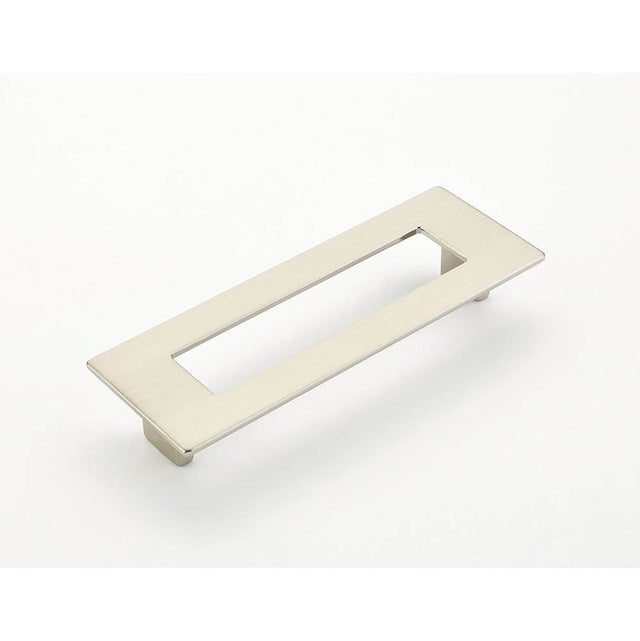 Schaub And Company - Pull, Rectangle, Satin Nickel, 128 mm cc - Satin Nickel