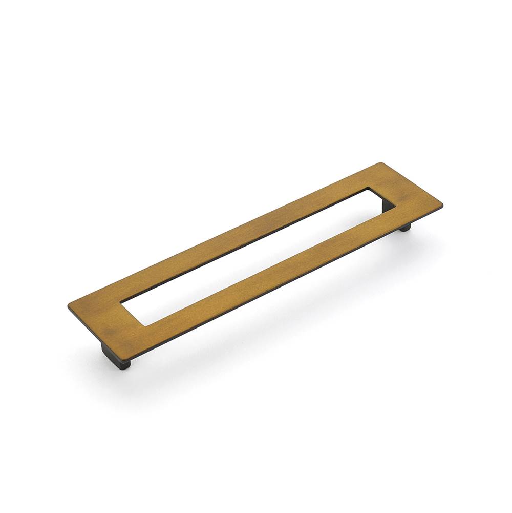 Schaub And Company - Pull, Rectangle, Burnished Bronze, 192 mm cc - Burnished Bronze