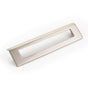 Schaub And Company - Pull, Angled Rectangle, Satin Nickel, 160 mm cc - Satin Nickel