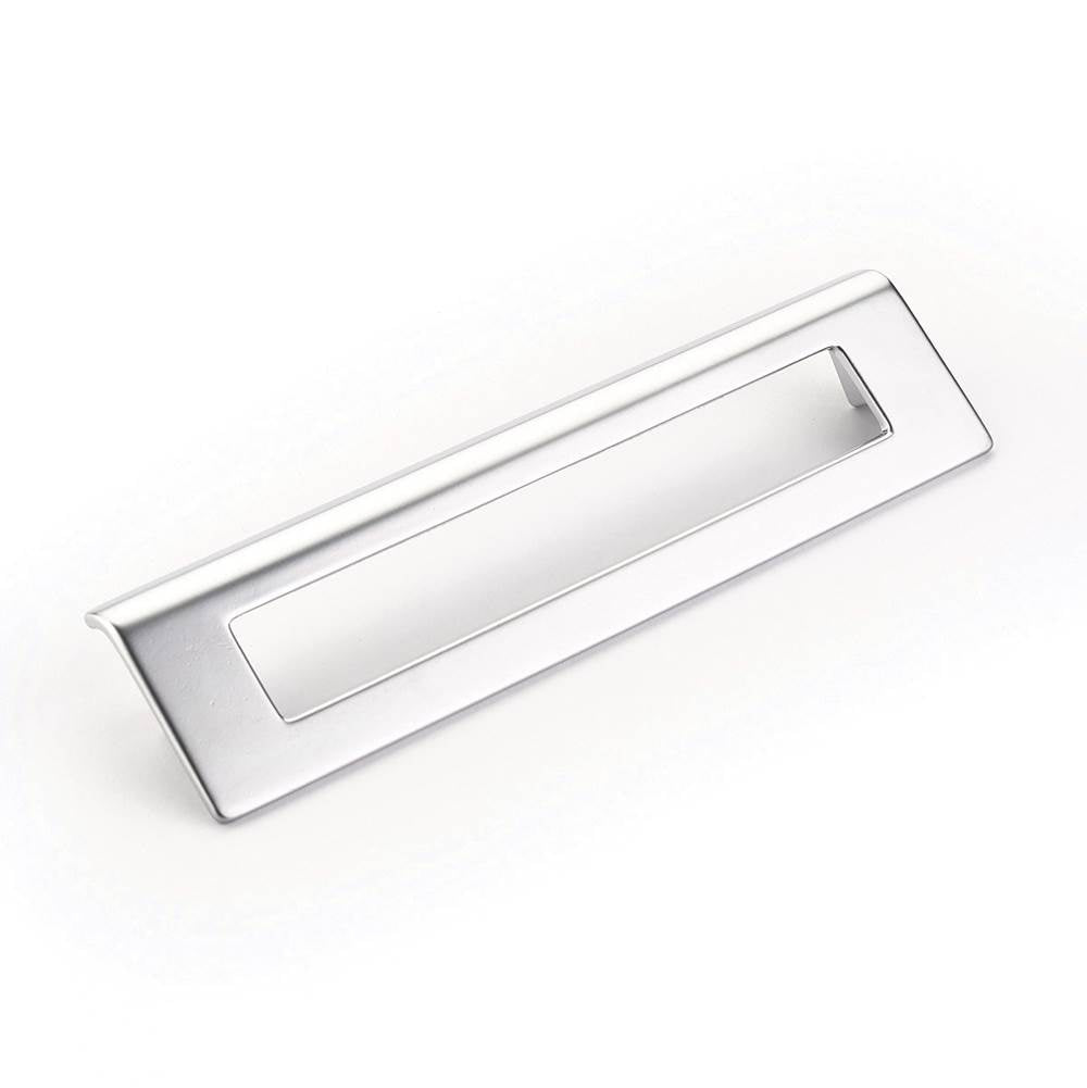 Schaub And Company - Pull, Angled Rectangle, Matte Chrome, 160 mm cc - Matte Chrome