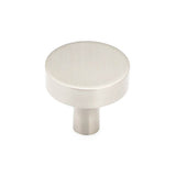 Schaub And Company - Round Knob, Satin Nickel, 1-1/4'' dia - Satin Nickel