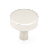 Schaub And Company - Round Knob, Polished Nickel, 1-1/4'' dia - Polished Nickel